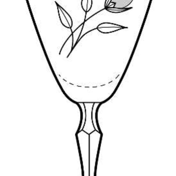 Vintage Fostoria Sweetheart Rose Etched Juice Glasses, Set of 2 - Picture 5 of 5